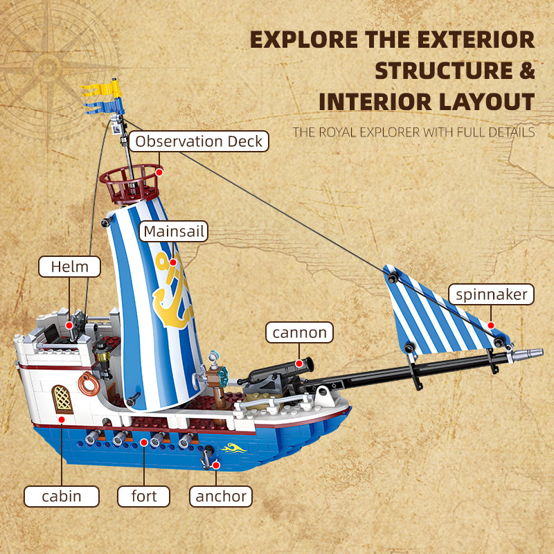 JIESTAR Royal Expedition Building Block Set - 59152-3.jpg