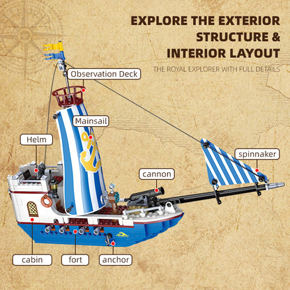 JIESTAR Royal Expedition Building Block Set - 59152-3.jpg