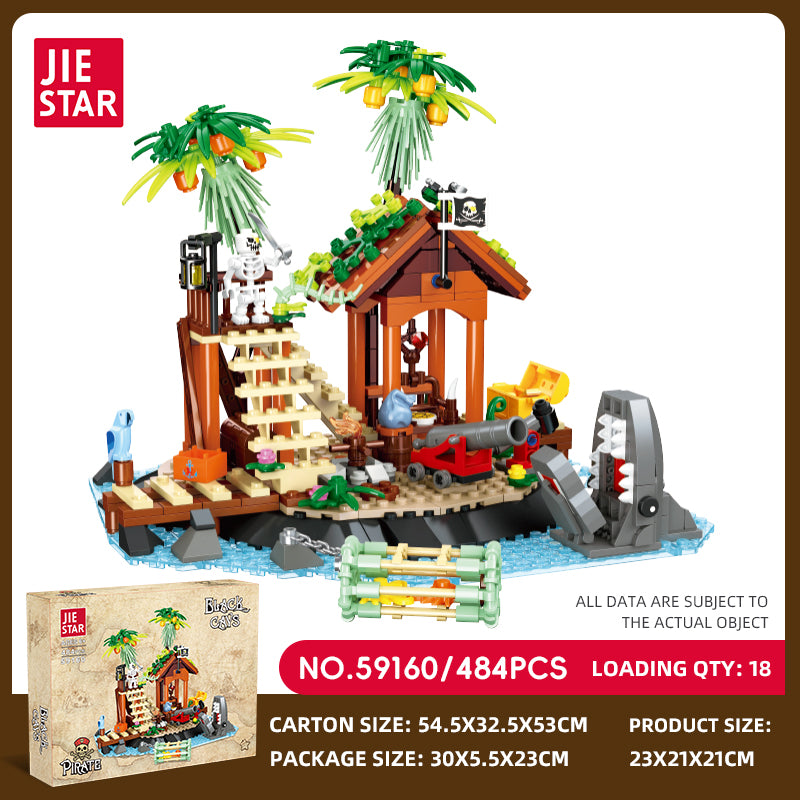 JIESTAR Pirate Building Block Set 3-Pack SKU image - 59160-sku.jpg