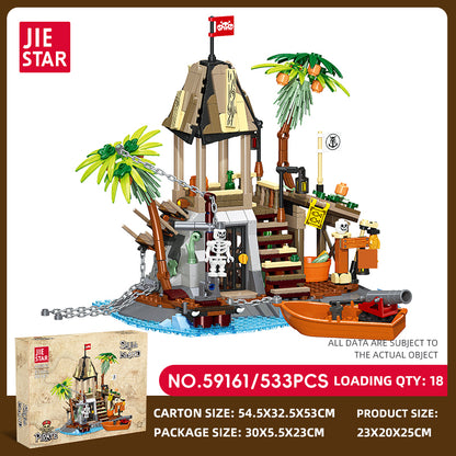 JIESTAR Pirate Building Block Set 3-Pack SKU image - 59161-sku.jpg