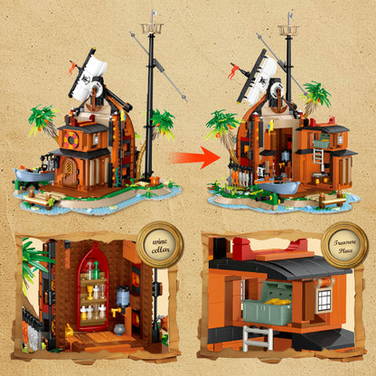 JIESTAR Shipwreck Base Building Block Set - 59162-2.jpg