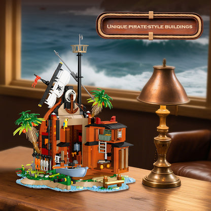JIESTAR Shipwreck Base Building Block Set - 59162-4.jpg