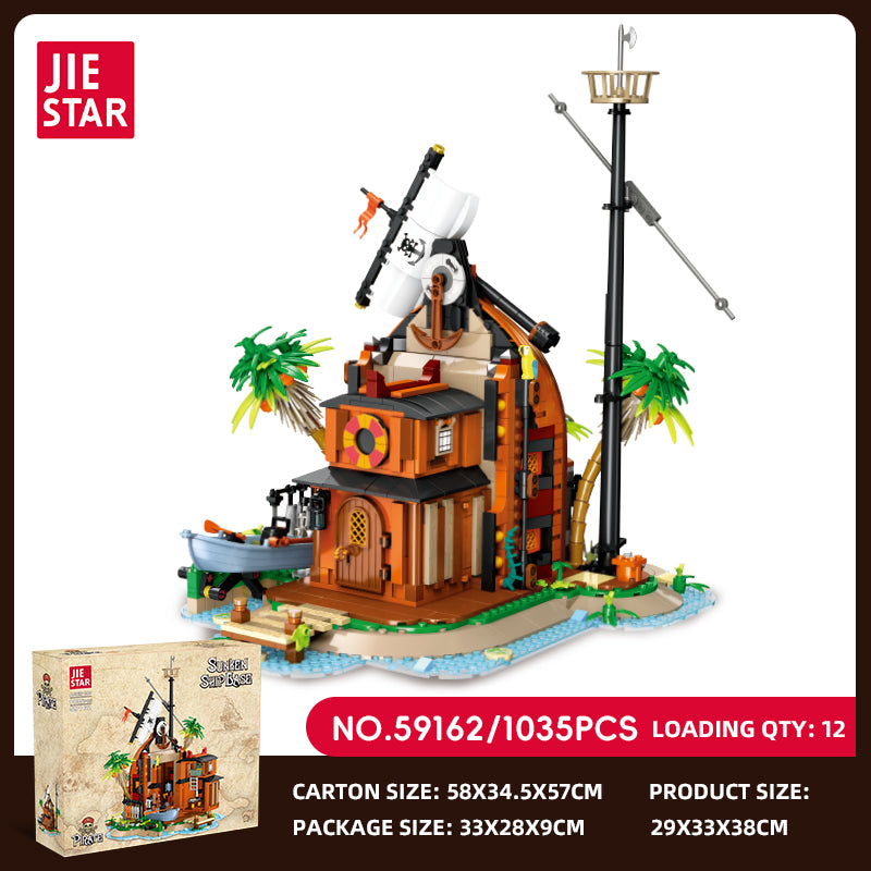 JIESTAR Shipwreck Base Building Block Set SKU image - 59162-sku.jpg
