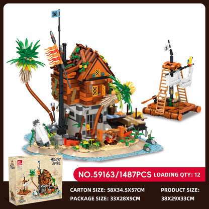 JIESTAR 岩石湾 Building Block Set SKU image - 59163-sku.jpg