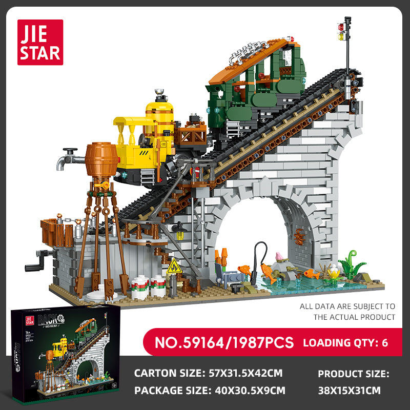 JIESTAR Rack Railway Building Block Set SKU image - 59164-sku.jpg