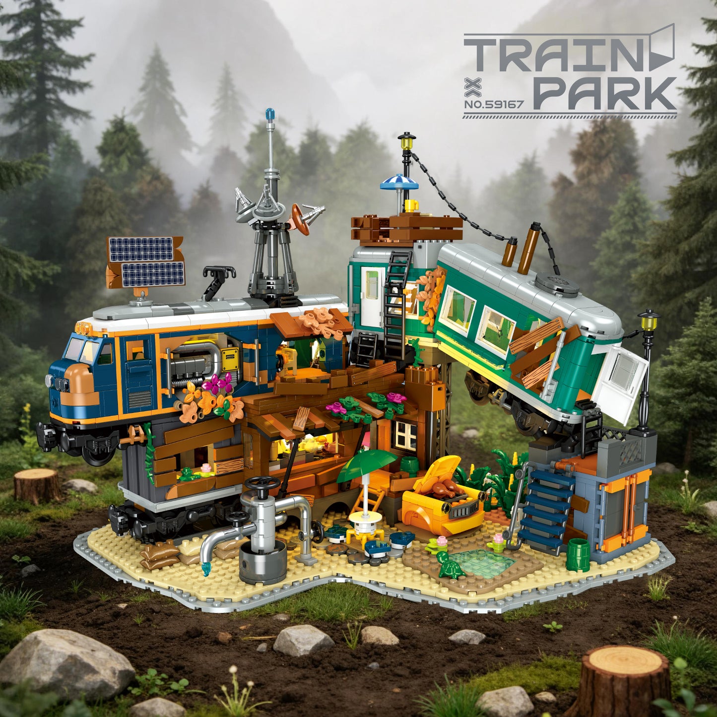 JIESTAR Train Park Building Block Set - 59167-1.jpg
