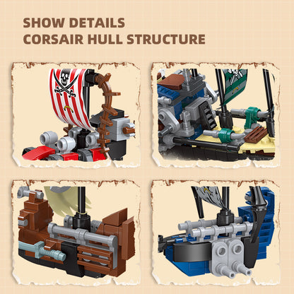 JIESTAR Pirate Ship [6 Small Styles] Building Block Set - 59222-4.jpg