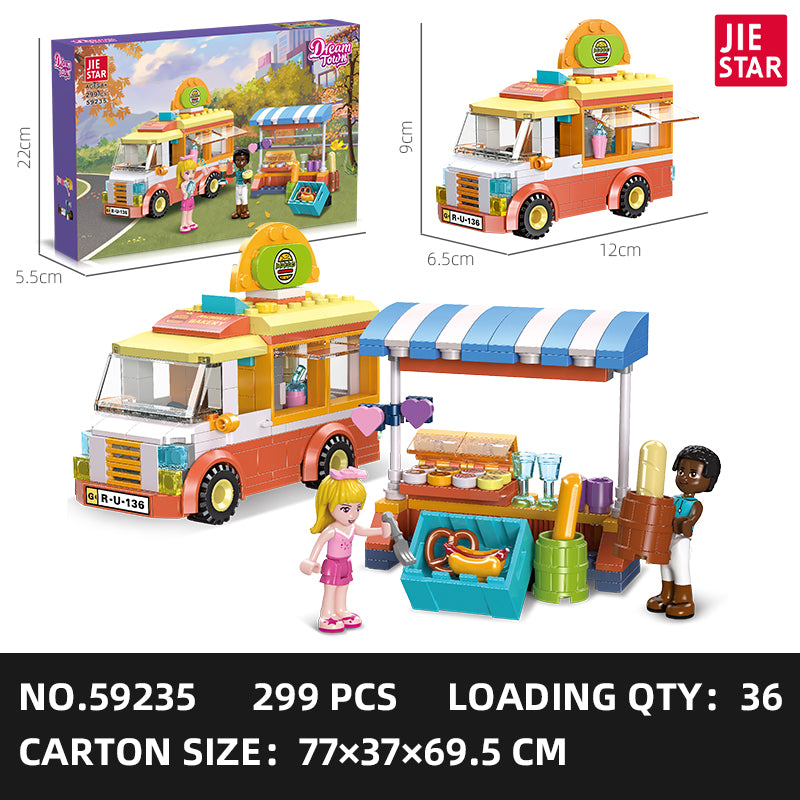 JIESTAR Girl Building Block Set 4-Pack SKU image - 59235-sku.jpg