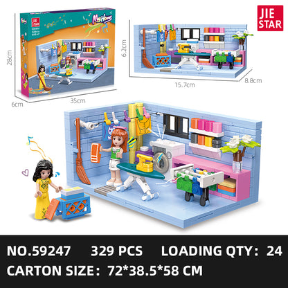 JIESTAR Girl Building Block Set 2-Pack SKU image - 59247-sku.jpg