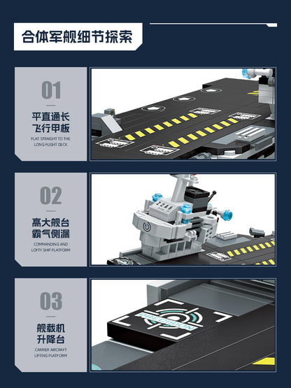 JIESTAR Aircraft Carrier [8 Small Styles] Building Block Set - 59251-4.jpg