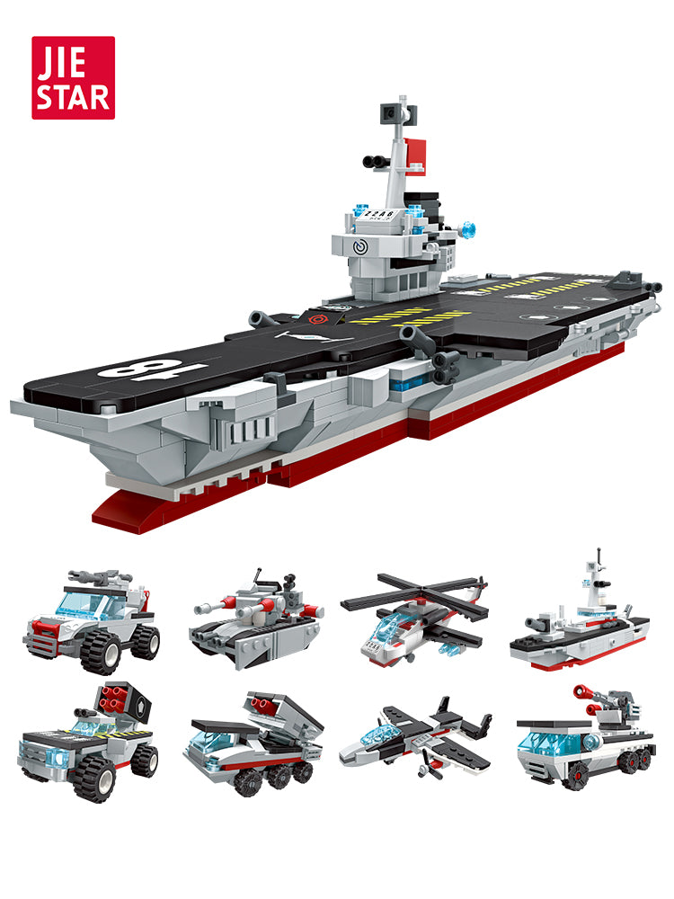 JIESTAR Aircraft Carrier [8 Small Styles] Building Block Set - 59251-5.jpg