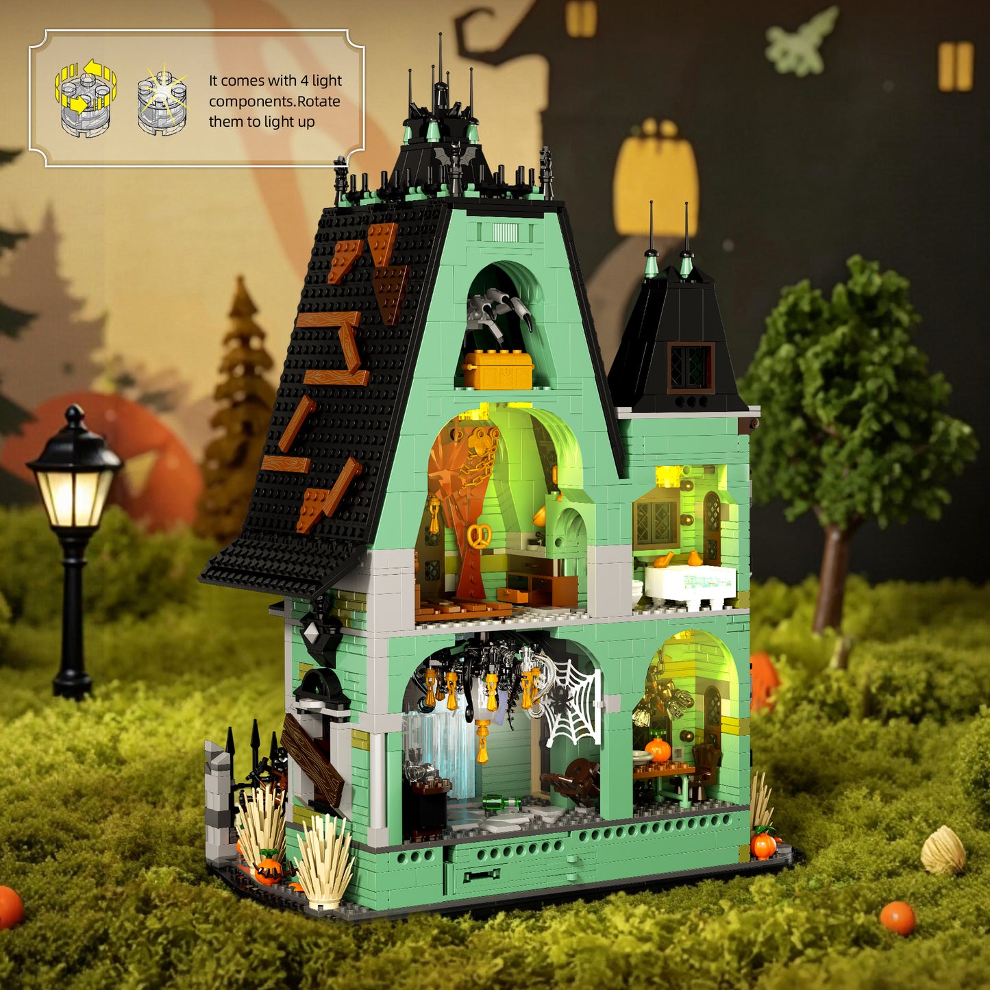 Xbert Haunted House Building Block Set - 5.jpg