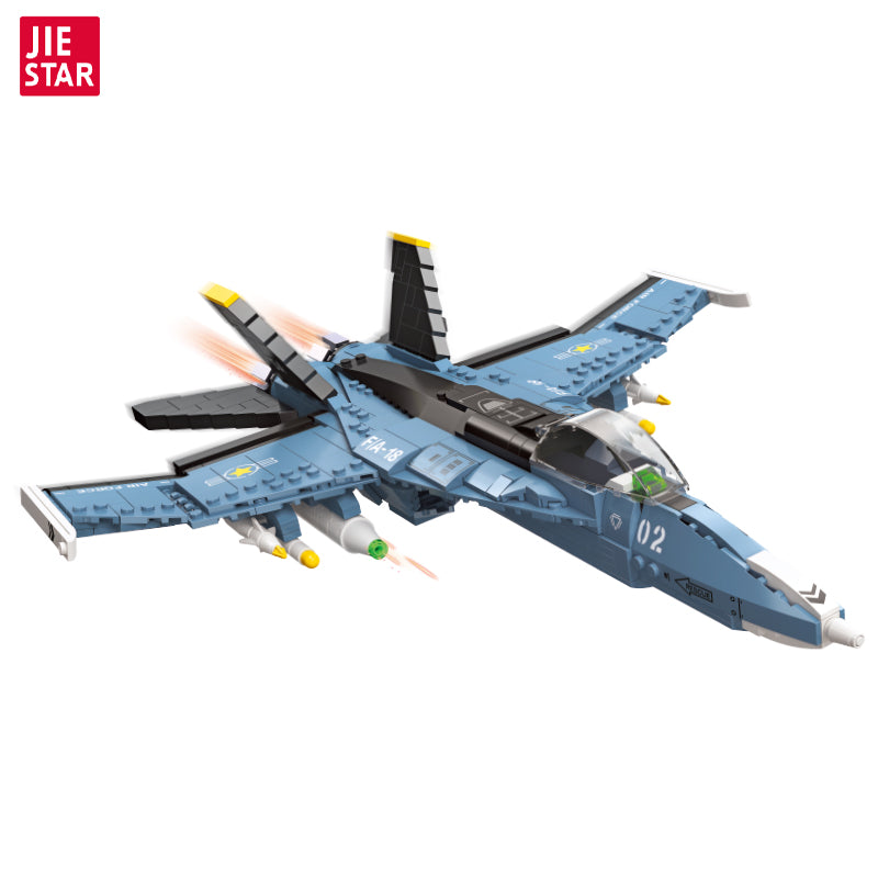 JIESTAR F16 Building Block Set - 61029-白底.jpg