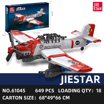 JIESTAR Junkers Bomber Building Block Set SKU image - 61045-sku.jpg