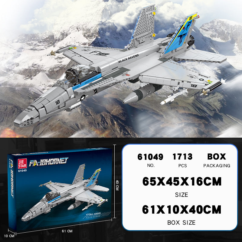 JIESTAR Fa-18 Hornet Helicopter Building Block Set - 61049-4.jpg