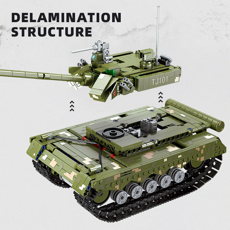 JIESTAR Combat Tank Building Block Set - 61053-4.jpg