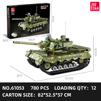 JIESTAR Combat Tank Building Block Set SKU image - 61053-sku.jpg