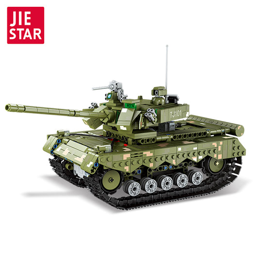 JIESTAR Combat Tank Building Block Set - 61053-白底.jpg