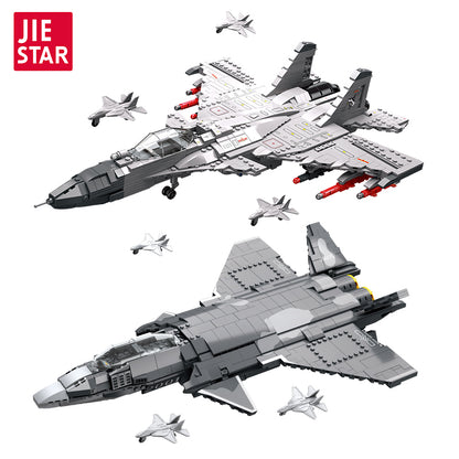 JIESTAR Aircraft Building Block Set 2-Pack - 61056+61057-白底.jpg