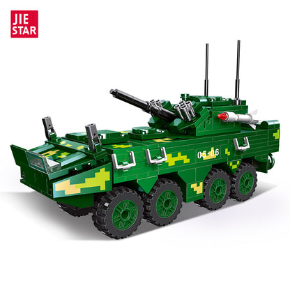JIESTAR Type 09 Infantry Fighting Vehicle Building Block Set - 61058-白底.jpg