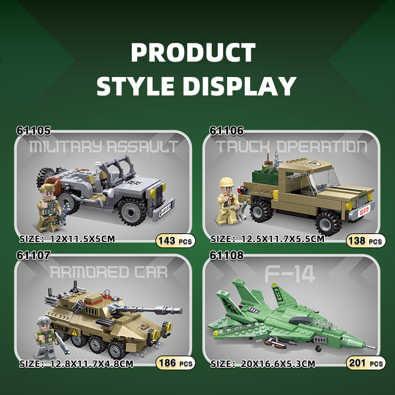 JIESTAR Military Building Block Set 4-Pack - 61105-61108-3.jpg
