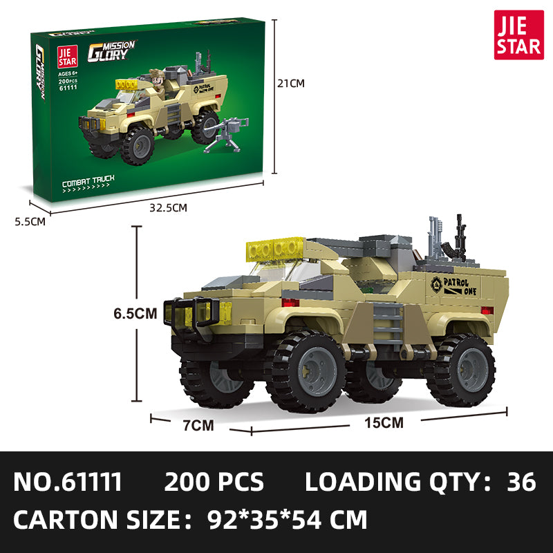 JIESTAR Military Building Block Set 9-Pack SKU image - 61111.jpg