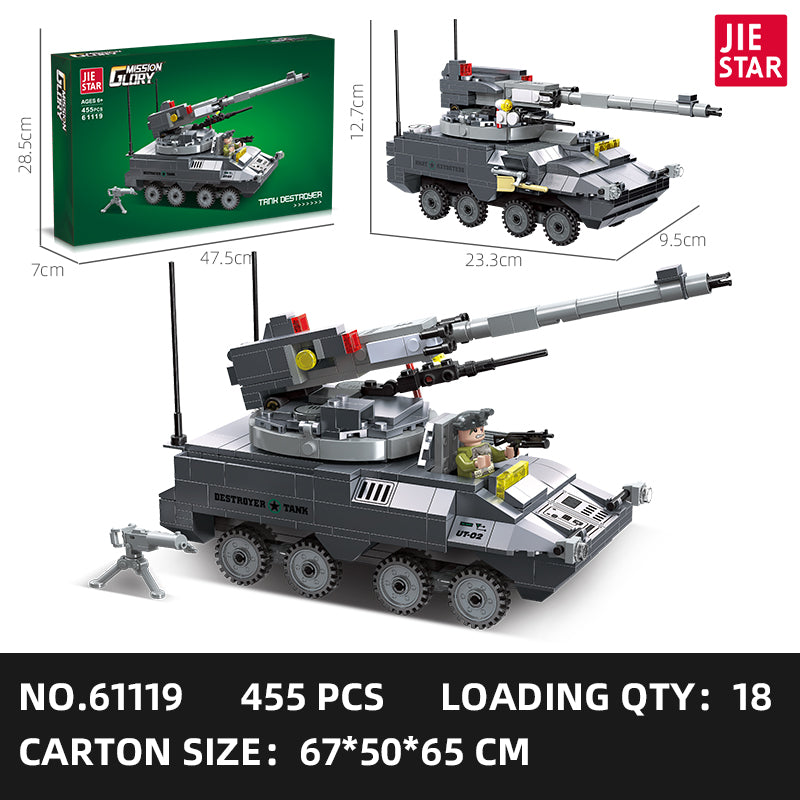 JIESTAR Military Building Block Set 3-Pack SKU image - 61119.jpg