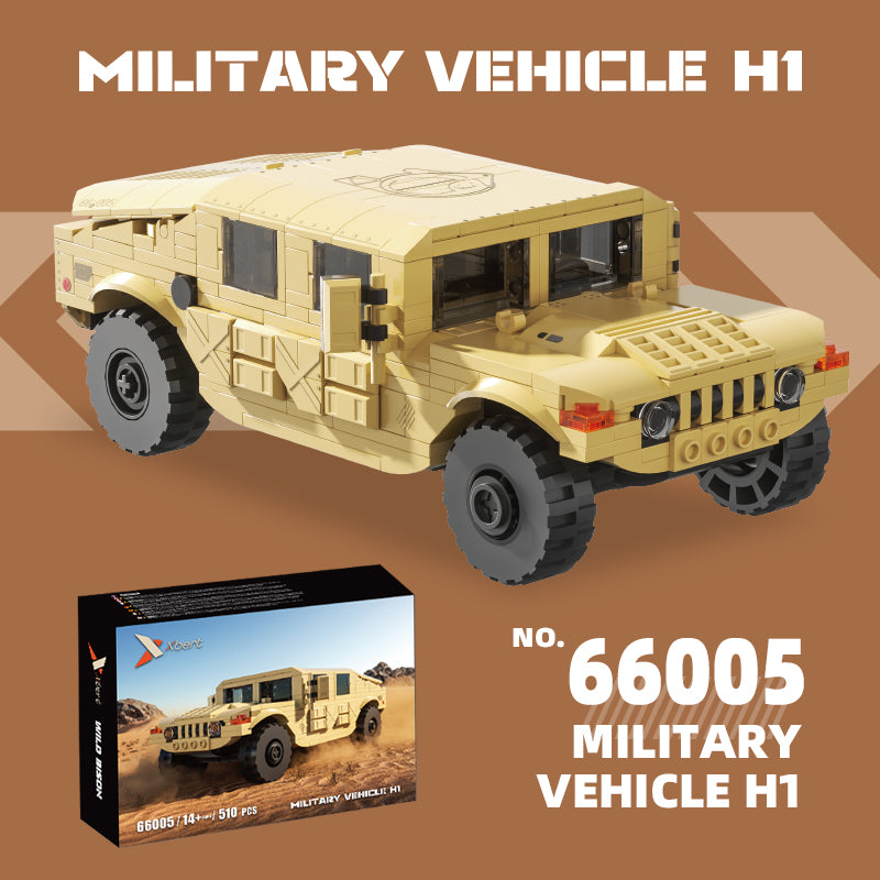 Xbert Military Vehicle H1 Building Block Set - 66005-2.jpg