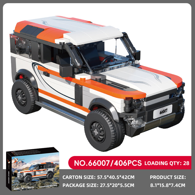 Xbert LAND Traveller 90p400 Building Block Set SKU image - 66007-sku.jpg