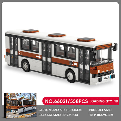 Xbert Vintage CITY BUS Building Block Set SKU image - 66021-sku.jpg