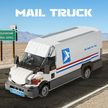 Xbert US Postal MAIL Truck Building Block Set - 66022-1.jpg