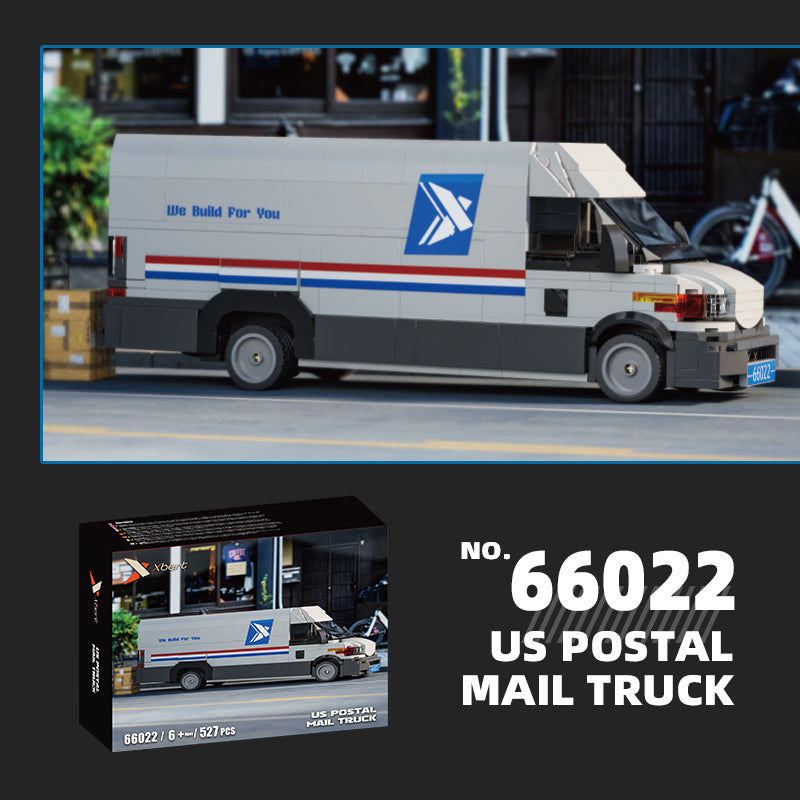 Xbert US Postal MAIL Truck Building Block Set - 66022-3.jpg