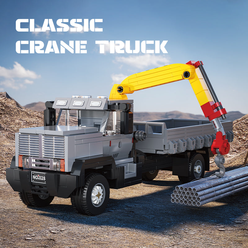 Xbert Classic Crane Truck Building Block Set - 66023-1.jpg