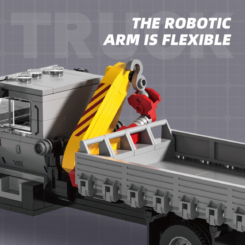 Xbert Classic Crane Truck Building Block Set - 66023-4.jpg