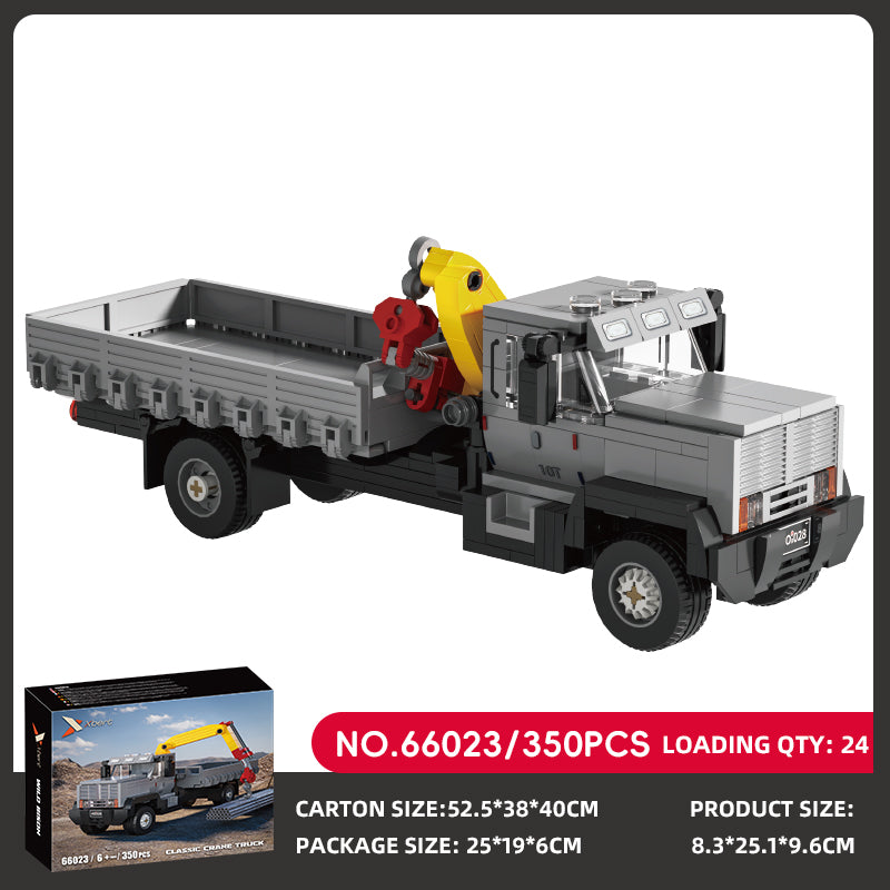 Xbert Classic Crane Truck Building Block Set SKU image - 66023-sku.jpg