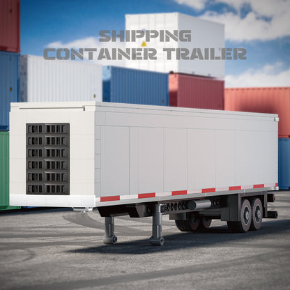 Xbert Shipping Container Trailer Building Block Set - 66025-1.jpg