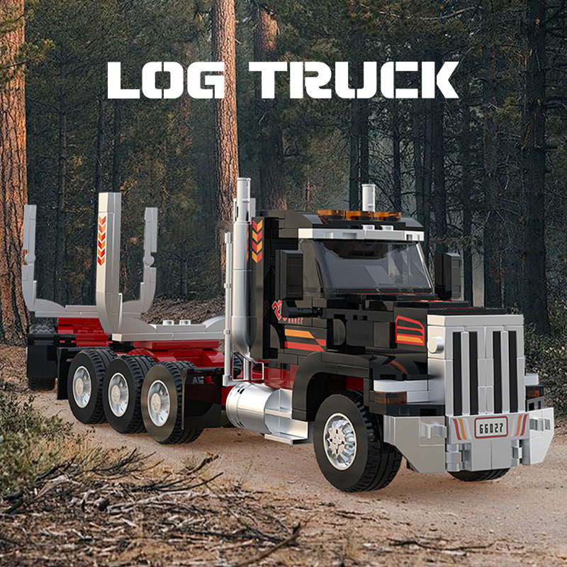 Xbert LOG Truck Building Block Set - 66027-1.jpg