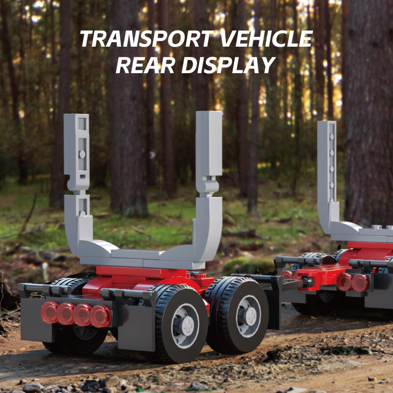 Xbert LOG Truck Building Block Set - 66027-4.jpg