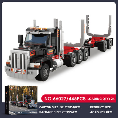 Xbert LOG Truck Building Block Set SKU image - 66027-sku.jpg