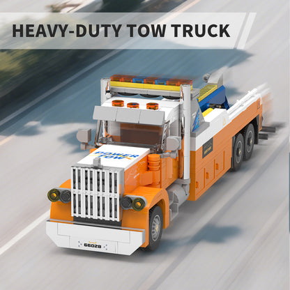 Xbert Heavy-Duty TOW Truck Building Block Set - 66028-1.jpg