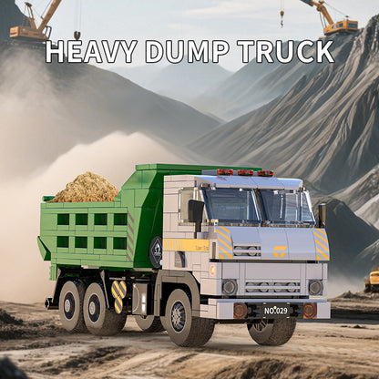 Xbert Heavy DUMP Truck Building Block Set - 66029-1.jpg
