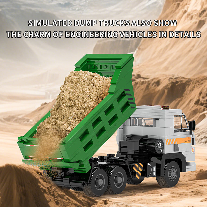 Xbert Heavy DUMP Truck Building Block Set - 66029-3.jpg