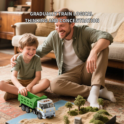 Xbert Heavy DUMP Truck Building Block Set - 66029-4.jpg