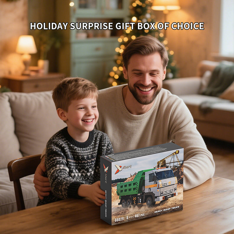 Xbert Heavy DUMP Truck Building Block Set - 66029-5.jpg
