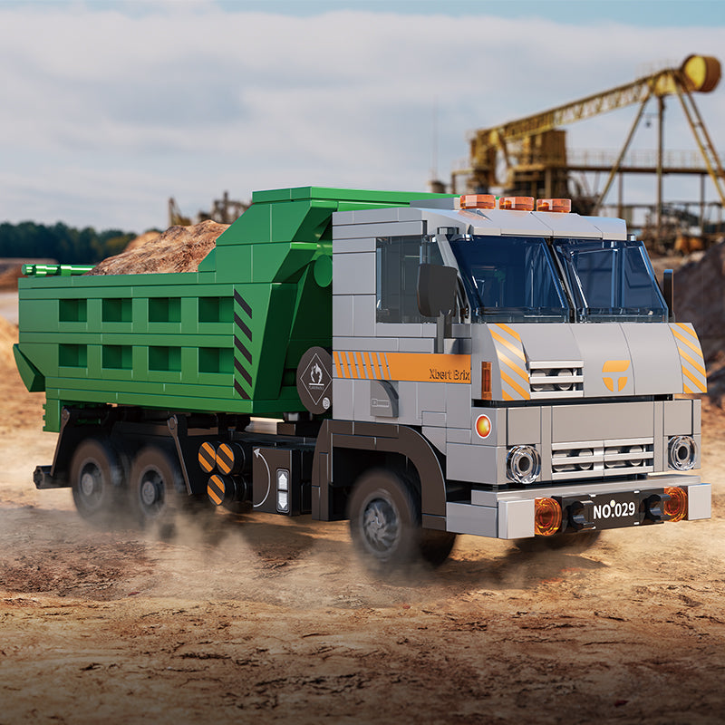 Xbert Heavy DUMP Truck Building Block Set - 66029-8.jpg