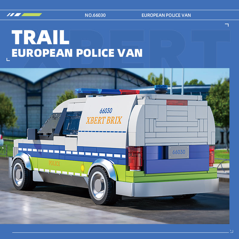Xbert European Police VAN Building Block Set - 66030-3.jpg