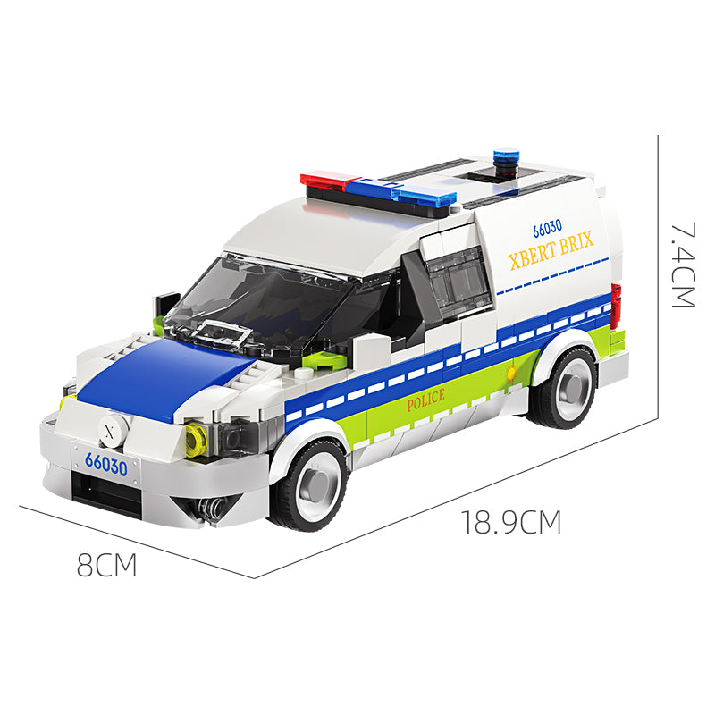 Xbert European Police VAN Building Block Set - 66030-7.jpg