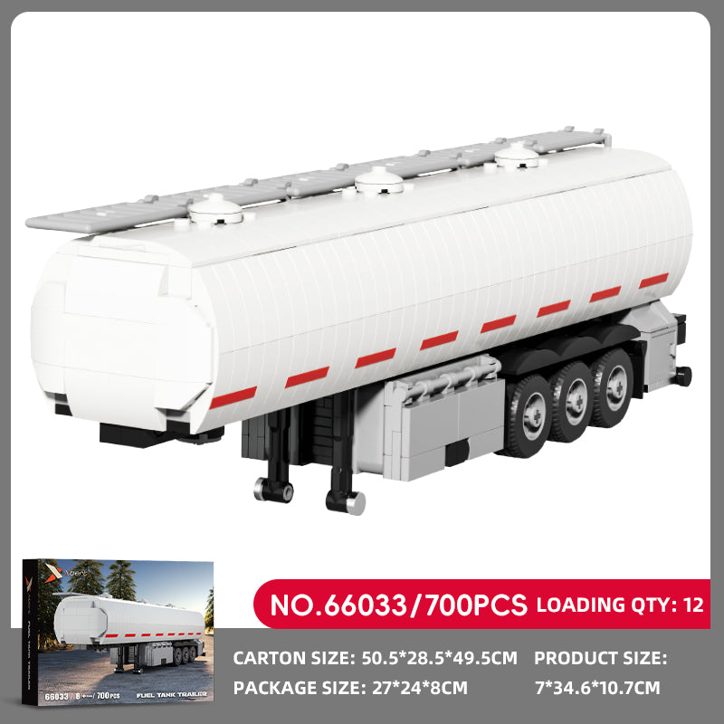 Xbert FUEL TANK Trailer Building Block Set SKU image - 66033-sku.jpg