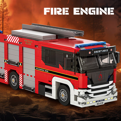 Xbert FIRE Engine Building Block Set - 66036-1.jpg