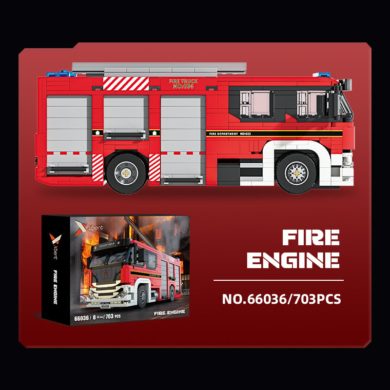 Xbert FIRE Engine Building Block Set - 66036-2.jpg